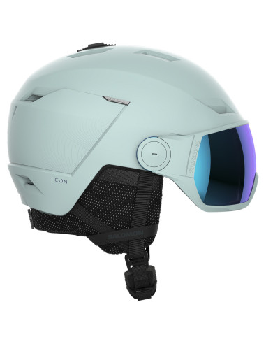 Casco de esquí Salomon Icon LT Visor - Blanco