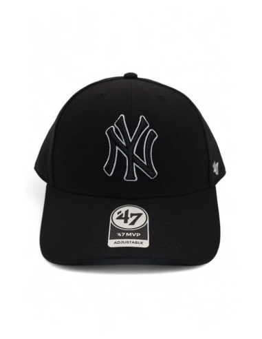 Gorra 47 New York Yankees MVP - Negro/Blanco