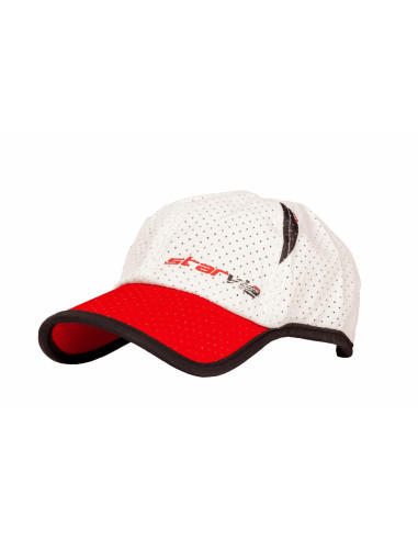 Gorra StarVie Raptor Padel - Blanco/Rojo